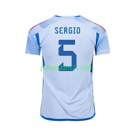 Koszulka Hiszpania SERGIO BUSQUETS 5 Precz MŚ 2022 Koszulki Piłkarskie